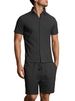 The Latest Men's Solid-color Jacquard Shirt, Casual Short-sleeved Shirt And Shorts Two-piece Set Is A Bestseller In Summer Of 25_viptrois.com