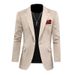 Man's clothing Men's casual suit large size slim-fit suit jacket Men's fashion handsome solid color small suit_viptrois.com