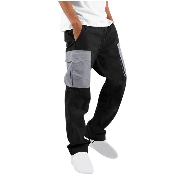 Loose Four Seasons Japanese Style Men's Overalls Dark Casual Trousers Korean Trendy Pants for Men_viptrois.com