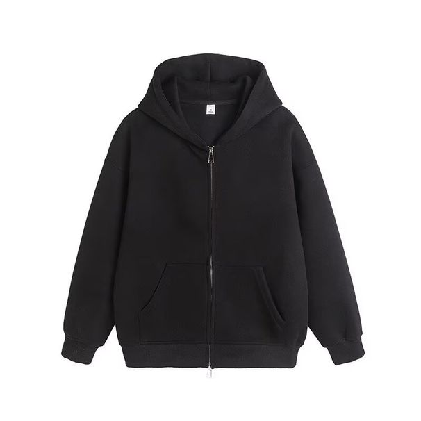 Men's Clothing Teenagers Autumn American Fashion Cardigan Sweater Men's All Match Casual Tops Sports Hooded Zipper Jacket_viptrois.com