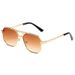 Retro Pilot Sunglasses (Dual-Bridge Metal Frame, Unisex Oversized Fashion Shades, Hot Seller)_viptrois.com