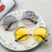 Hot Selling Sunglasses For Women With Diamonds, Exaggerated European And American Personality, Round Frame Trendy Sunglasses With UV Protection_viptrois.com