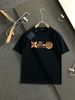 Men's 2025 Spring And Summer New High-Quality Combed Cotton Simple Round Neck Short-Sleeved High-Quality Printed Pattern Trendy Simple Cotton T-Shirt_viptrois.com