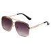 Square Sunglasses – Double Beam Cut Edge Metal Frame For Men & Women (Trendy Street Fashion)_viptrois.com