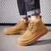 Men's Shoes Large Size Men's Martin Boots Snow Boots Men's Outdoor Casual Shoes Men's Work Shoes Thick Bottom Mid Cut Shoes Men_viptrois.com