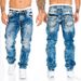 Men's Jeans Casual Top Line Pants Straight Leg Men's Pants Hip Hop Jeans_viptrois.com