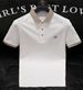 Men's Trendy Polo Shirt – Short Sleeve, Slim Fit, Striped Design, Breathable Milk Silk, Summer Casual (M-5XL, 5 Colors)_viptrois.com
