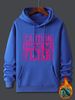 Men's Autumn And Winter Casual And Fashionable Loose Hooded Sweatshirt, Cause Print Warm Long Sleeved Pullover Sweater_viptrois.com