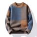 Pure Autumn And Winter New Casual Men's Long Sleeve Knitted Sweater_viptrois.com