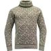 Retro High Neck Sweater For Men – Diamond Jacquard Pattern, Lightweight & Stylish, Perfect For Autumn & Winter Casual Wear_viptrois.com