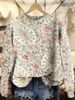 2024 New 3D Hanukkah Pattern Printed Base Autumn Winter Crew Neck Long Sleeve Sweatshirt Women's Top_viptrois.com