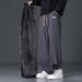 Men's Clothing Plus Velvet Straight Pants Autumn And Winter Warm Thickened One Piece Velvet Sweatpants Loose Sports Casual Trousers_viptrois.com