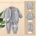 Children's Clothing Boys Autumn Suit 2024 New Sports Stylish Children's Clothes Spring And Autumn Baby Children's Three Piece Suit_viptrois.com