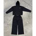 Men's Clothing Sweatshirt Plus Velvet Thickened Fleece-Lined Hooded Sweatshirt Set - Thick Warm Pullover Hoodie & Joggers For Casual Winter Wear_viptrois.com