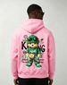 Trendy Sunglasses Bear Print Hoodie, Unisex American Style Fleece Zip Up Sweatshirt_viptrois.com