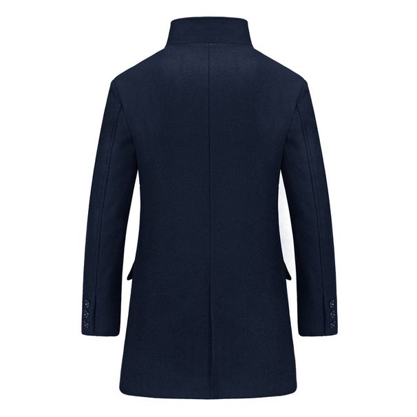 Loom Loom Cross-Border Foreign Trade Russia Europe Station Men's Wool Thick Mid-Length Trench Coat European And_viptrois.com