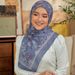 Muslim headscarf Printed Square Cotton Rayon Scarf For Women 110*110cm_viptrois.com