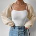 "Women's Oversized Knit Sweater | Trendy Streetwear Pullover | Casual Loose Fit Jumper Solid Color Embroidered Designs Cozy Acrylic Yarn | XS-XL"_viptrois.com