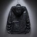 Men's Clothing Large Size Men's Jacket Student Thin Camouflage Double Sided Wear Plus Size Windbreaker Coat Printed Logo_viptrois.com