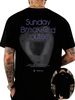 European And American Trendy Brand Sunday Letter Printing T-shirt, Men's Outdoor Running Loose Round Neck Sports Short-sleeved T-shirt_viptrois.com
