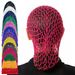 Men's Hats Hand Crocheted Mesh Sleeping Cap Drooping Hair Net Long Net Bag Thick Line Crocheted Bag Full Head Big Hat_viptrois.com