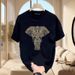 Men's Clothing Cotton Short Sleeved T Shirt Casual Trend Men And Women Summer Ins White Round Neck Top Trendy Versatile Men's Half Sleeve_viptrois.com