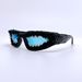 Personalized Punk Fashion Cat Eye Sports Sunglasses Holiday Party Drop Glue Goggles Street Fashion Glasses_viptrois.com
