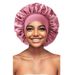solid Color Wide Brim Elastic Adult Sleeping Men And Women Fashion Hair Care Beauty Shower Satin Chemotherapy Cap_viptrois.com
