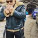 Men's Clothing Men's Suede Leather Shearling Coat – Thickened Winter Jacket With Warm Fleece Lining, Windproof & Stylish (Black, Khaki, Red, Blue)_viptrois.com