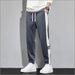 Men's Clothing Men's Corduroy Casual Pants Color Blocking Loose Fit Jogger Leg Style Trendy Elastic Waist For Spring Autumn_viptrois.com