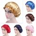 women's satin nightcap anti hair loss hair care hat personalized wood ear brim lazy sleep no heat nightcap_viptrois.com