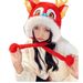 China-Chic Plush Dragon Lion Women's Winter Red New Year Warm Ear Protection Cute Chinese Style Lei Feng Fisherman's Hat_viptrois.com