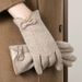 Women's Winter Warm Gloves Women's Thin Long Plush Cashmere Warm Winter Driving And Riding Touch Screen Fashion Cashmere Women's Gloves_viptrois.com