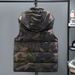 Men's Camo Hooded Puffer Vest – Winter Streetwear Zip-Up Sleeveless Jacket | Thickened Polyester Shell (S-5XL)_viptrois.com