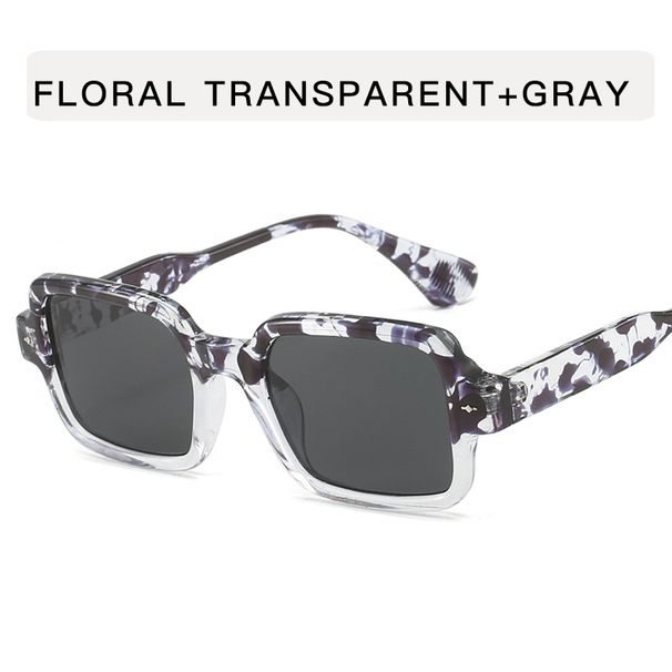 Square frame rice nail niche sunglasses for women ins retro plain makeup high end glasses sunscreen net celebrity sunglasses trend_viptrois.com