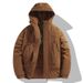 Outdoor Jacket Spring And Autumn New Loose Tooling Jacket Jacket Windproof Waterproof Mountaineering Cotton-padded Coat_viptrois.com