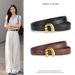 New Style Gourd Alloy Smooth Buckle For Women Versatile Fashion Dress Decoration Belt_viptrois.com