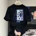 Trendy Brand Short Sleeved T-shirt For Men In Summer, Made Of Pure Cotton With Teddy Bear Print, Large Size Front_viptrois.com