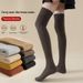 Thickened Warm Over-the-knee Terry Socks for Women Winter Plus Veet Slimming Shape Elasticity Thigh High Stockings_viptrois.com