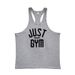 JUST GYM Men's Cotton Fitness Vest American I-shaped Back Slim Training Clothing Cross-border Popular Tide_viptrois.com