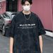 American Tie Dye Short Sleeved Men's 2025 Summer New Trendy Brand Loose And Versatile Casual T-shirt Top Women_viptrois.com