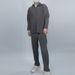 Miyake Pleated Zipper Hoodie Jacket Sports Japanese Style Hooded Cardigan Men's Loose Fit Trendy Casual Versatile_viptrois.com