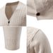 Men's Casual Knit Cardigan Sweater – Trendy Cable V-Neck Open Front Oversized Pullover, Lightweight Fall Fashion_viptrois.com