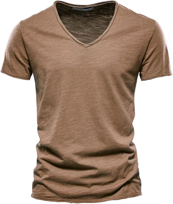 T-Shirts Henley Kurzarm Ausschnitt Sommer Sport Mit Tasche Knopfleiste Slim Fit Hemd V Shirt Herren_viptrois.com