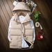 autumn And Winter Outdoor Couples' Down Cotton Men's Vest Men's Cotton Trendy Sleeveless Jacket_viptrois.com