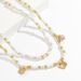 Beach colorful rice bead butterfly tassel waist chain simple elastic set Beaded body chain jewelry_viptrois.com