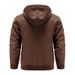 Men’s Winter Bomber Jacket – Thickened PU Leather Motorcycle Coat (S-4XL, Black/Dark Brown, Windproof & Water-Resistant)_viptrois.com
