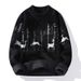 Autumn And Winter Teenage Thick Mink Fur Knitted Base Semi High Neck Sweater_viptrois.com