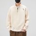 Nordmann Shanggu Clothing 2025 Men's Stand Collar Long Sleeve Polo Shirt Sweatshirt Korean Version Loose Fit Trendy Fashion Top_viptrois.com