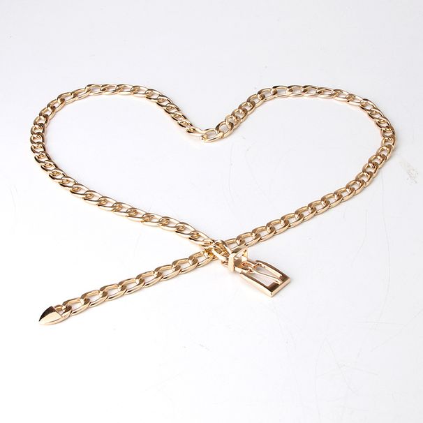 colorful waist chain ins style personalized fashion chain chain with trendy versatile metal women's belt _viptrois.com